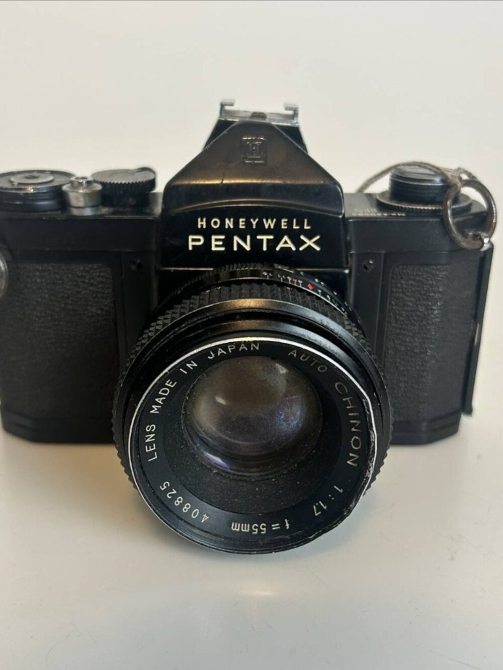 UNTESTED AS IS Honeywell Pentax H3 35mm SLR w/ Auto Chinon 55mm f/1.7 Lens